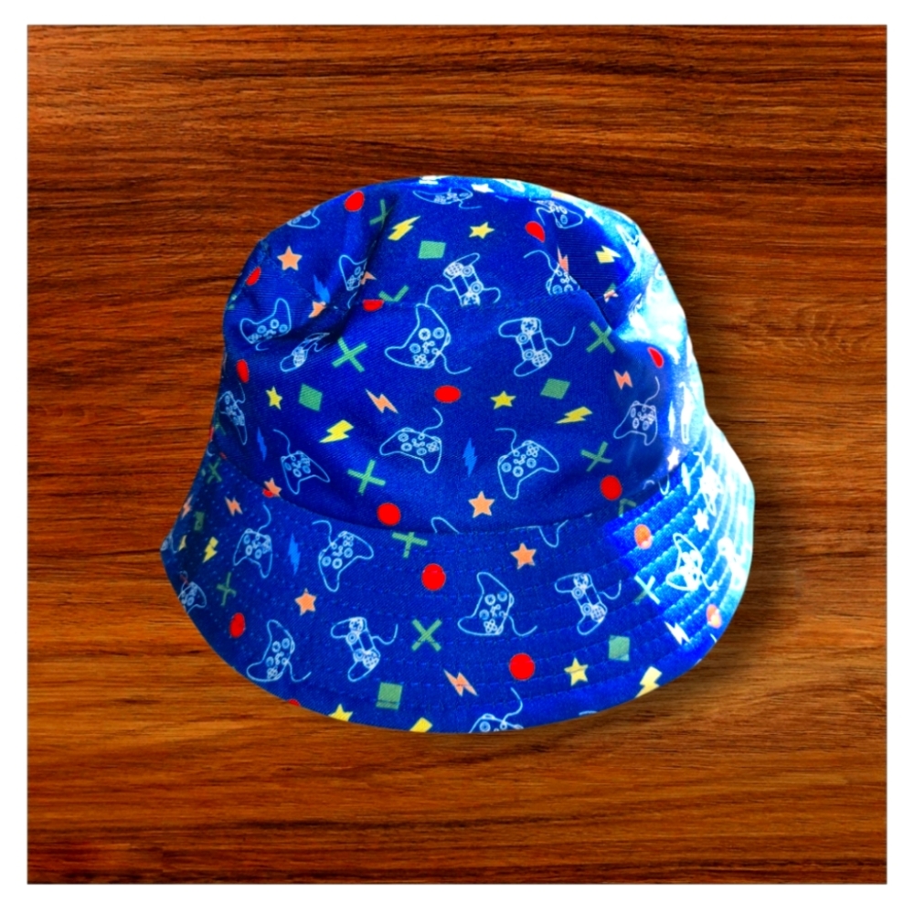 Blue Gamer Bucket Hat